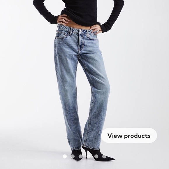 H&M Denim - H&M Straight Leg Blue Denim Jeans Sz. 6 (Brsnd New on Website)